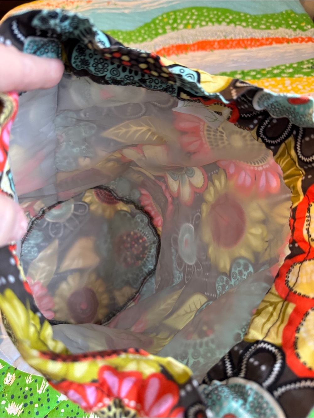 Vera Bradley Ditty Bag in Flower Shower - Picture 4 of 9